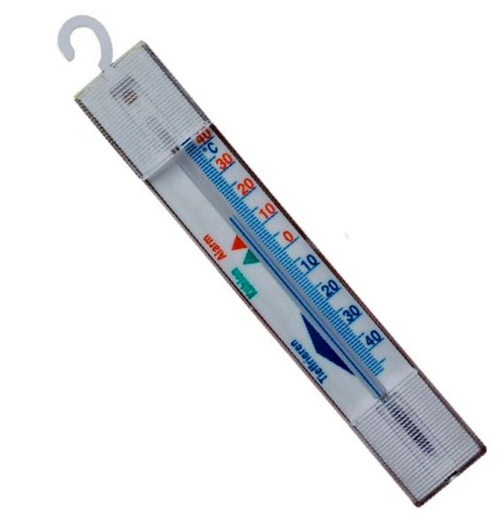 Teploměr chladírenský 15cm obdélník závěsný